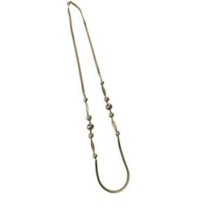 Gold Tone Metal Chain Necklace Classic Costume Jewelry Fast Shipping